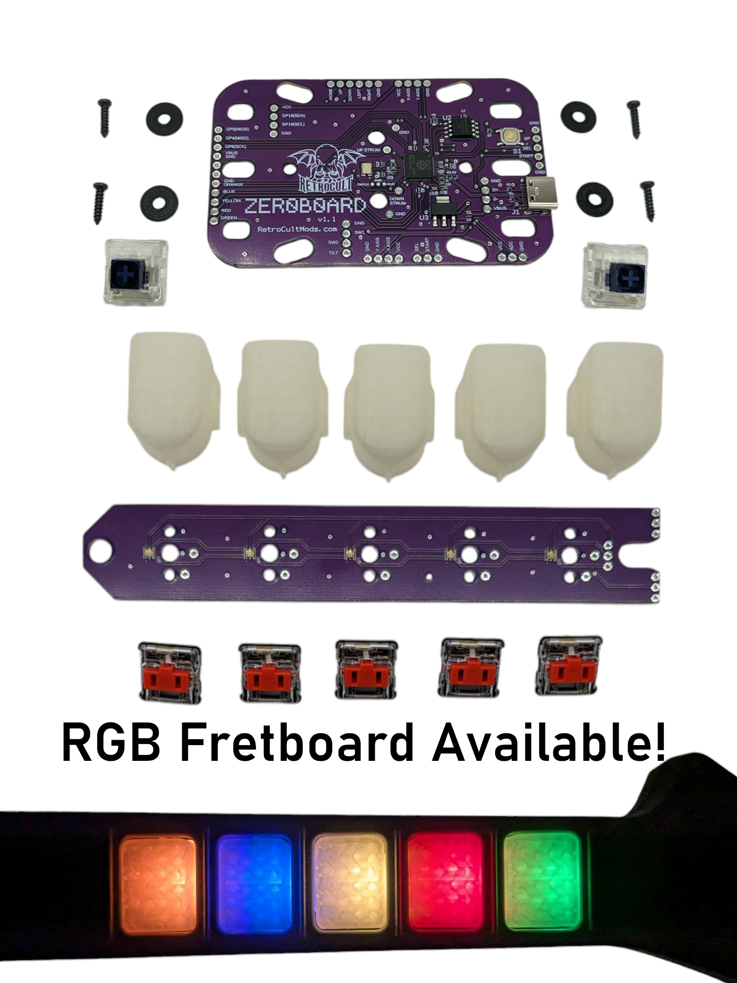 DIY Modding Kit for Guitar Hero Controllers - Main Image