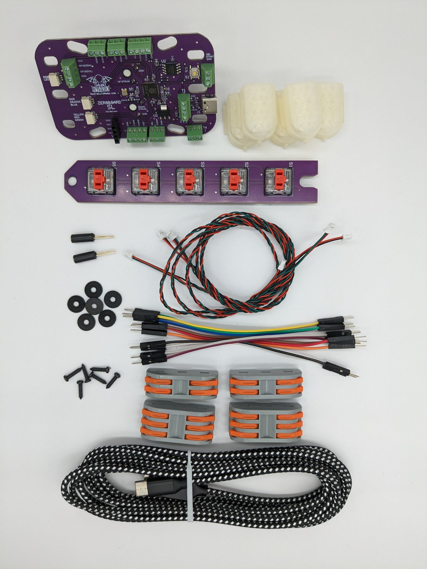 SOLDERLESS DIY RGB Kit for Guitar Hero Controllers by RetroCultMods