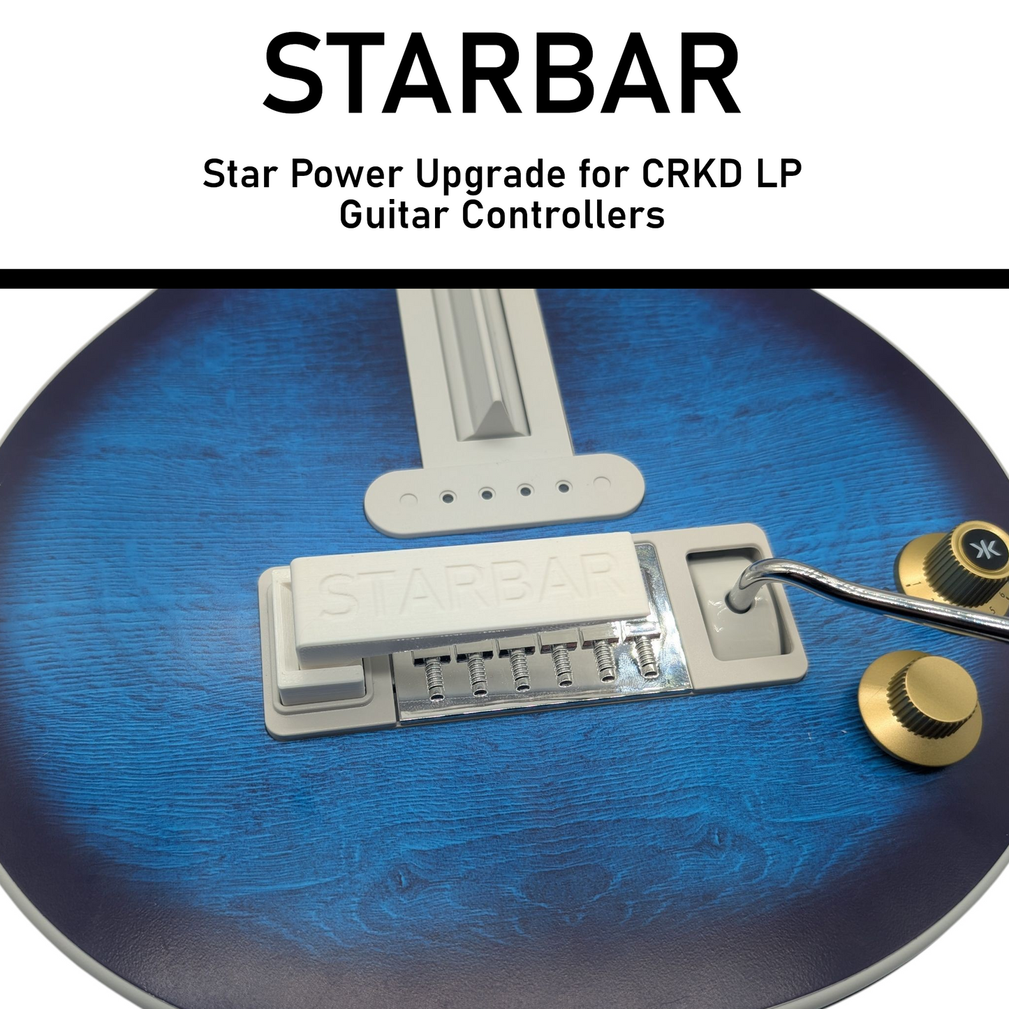 StarBar Star Power Button Upgrade for CRKD LP Guitar Controllers